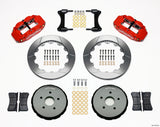 Wilwood Narrow Superlite 6R Front Hat Kit 12.88in Red 2008 Toyota Matrix
