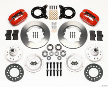 Load image into Gallery viewer, Wilwood Forged Dynalite Front Kit 11.00in Red 1970-1973 Mustang Disc & Drum Spindle