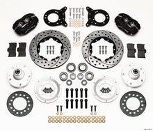 Load image into Gallery viewer, Wilwood Forged Dynalite Front Kit 11.00in Drilled 1965-1969 Mustang Disc & Drum Spindle