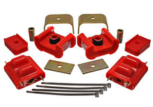 Load image into Gallery viewer, Energy Suspension 73-84 K5 Blazer 4WD Fullsize Red Complete Motor&Trans Mount Set Zinc Finish