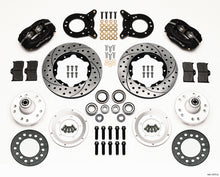 Load image into Gallery viewer, Wilwood Forged Dynalite Front Kit 11.00in Drilled 1970-1973 Mustang Disc & Drum Spindle