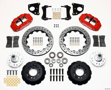 Load image into Gallery viewer, Wilwood Narrow Superlite 6R Front Hub Kit 12.88in Drilled Red 62-72 CDP B & E Body-Drum