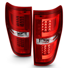 Load image into Gallery viewer, ANZO 2009-2013 Ford F-150 LED Taillights Red/Clear