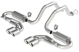 Borla 97-04 Corvette Coupe/Conv/Hatchback 5.7L 8cyl 4spd/6spd RWD Classic S-Typein Cat-Back Exhaust