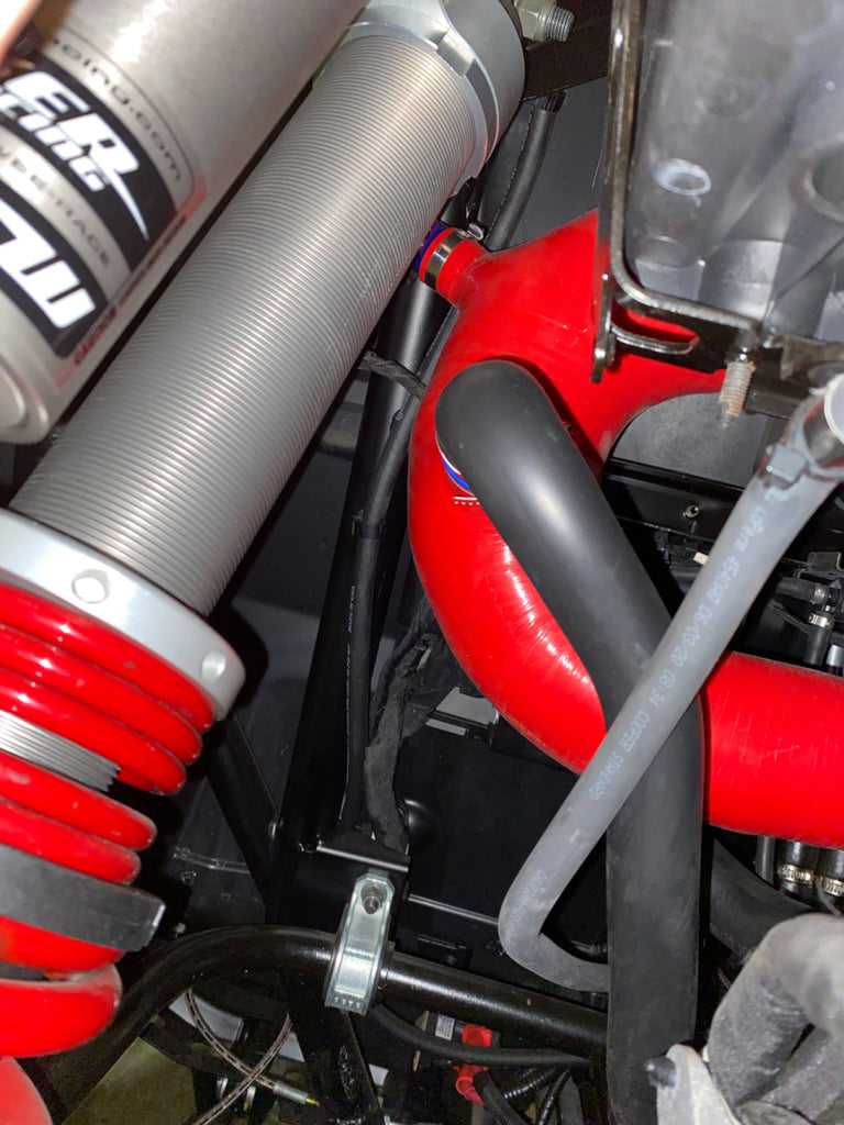 Mishimoto 2016+ Polaris RZR XP Turbo Silicone Intake J-Tube - Black