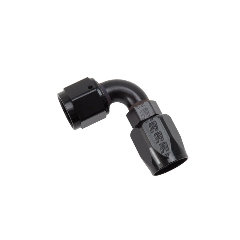 Russell Performance -8 AN Black 90 Degree Full Flow Hose End