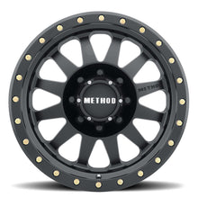 Load image into Gallery viewer, Method MR304 Double Standard 20x10 -18mm Offset 8x6.5 130.81mm CB Matte Black Wheel