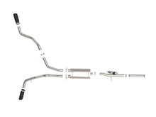 Load image into Gallery viewer, aFe Gemini XV 3in 304 SS Cat-Back Exhaust 09-18 GM Trucks V6-4.3/V8-4.8/5.3L w/ Black Tips