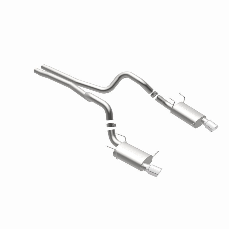 MagnaFlow 13 Ford Mustang Dual Split Rear Exit Stainless Cat Back Performance Exhaust (Street)