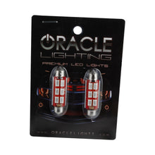 Load image into Gallery viewer, Oracle 44MM 6 LED 3-Chip Festoon Bulbs (Pair) - Red SEE WARRANTY