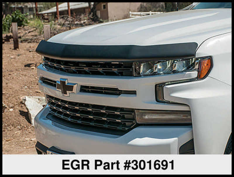 EGR 2019 Chevy 1500 Super Guard Hood Guard - Dark Smoke