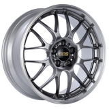 BBS RS-GT 19x8.5 5x112 ET32 PFS Diamond Black Center Diamond-Cut Rim Wheel - PFS/Clip Req