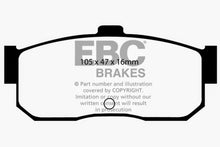 Load image into Gallery viewer, EBC 91-97 Infiniti G20 2.0 Yellowstuff Rear Brake Pads