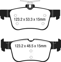 Load image into Gallery viewer, EBC 15+ Ford Edge 2.0 Turbo FWD Greenstuff Rear Brake Pads