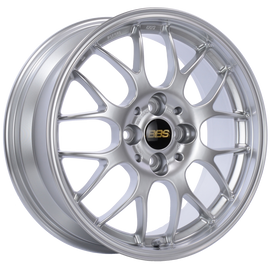 BBS RG-R 17x8 5x120 ET40 CB72.5 Diamond Silver Wheel -82mm PFS/Clip Req