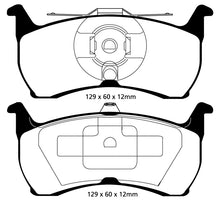 Load image into Gallery viewer, EBC 93-00 Aston Martin Virage 5.3 (PBR Caliper) Redstuff Rear Brake Pads