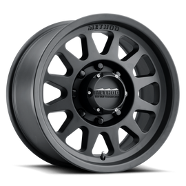 Method MR704 HD 17x9 18mm Offset 8x180 130.81mm CB Matte Black Wheel
