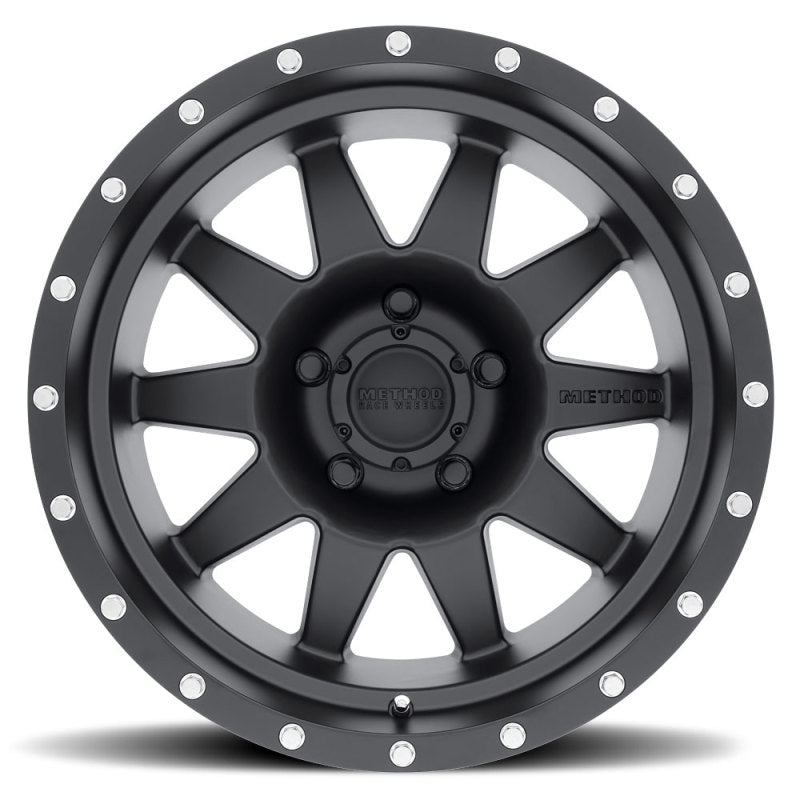 Method MR301 The Standard 18x9 -12mm Offset 5x5 94mm CB Matte Black Wheel