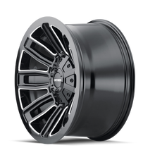 Load image into Gallery viewer, Mayhem 8108 Decoy 20x10 / 6x135 BP / -26mm Offset / 106mm Hub Black w/ Milled Spokes Wheel