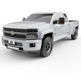EGR 14+ Chev Silverado 6-8ft Bed Bolt-On Look Color Match Fender Flares - Set - Summit White