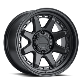 Raceline 947B Scout 16x8in / 8x165.1 BP / 0mm Offset / 125.2mm Bore - Satin Black Wheel