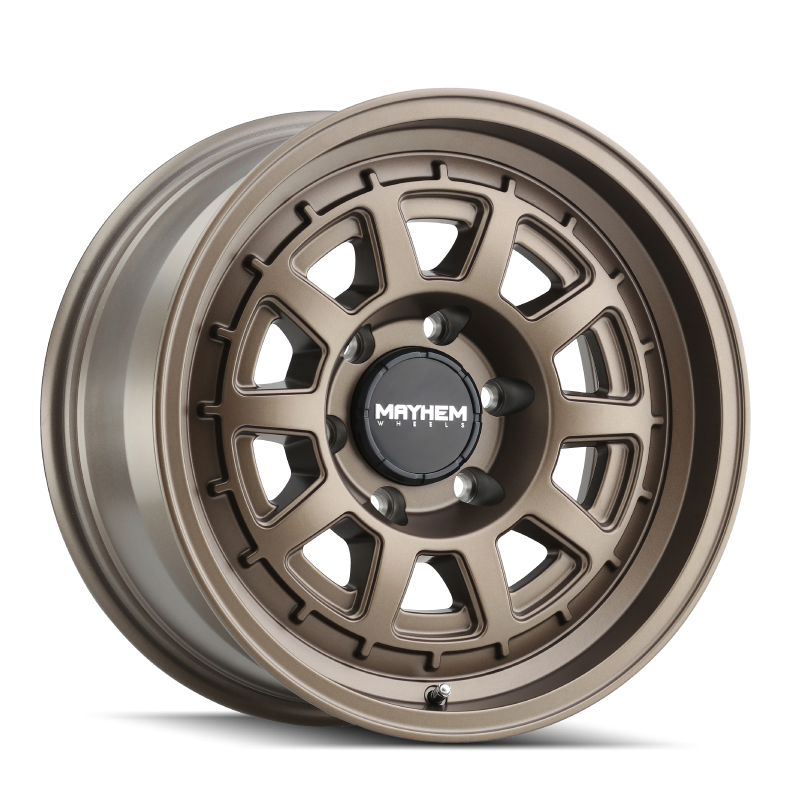 Mayhem 8303 Voyager 17x8 / 5x100 BP / 38mm Offset / 56.1mm Hub Dark Bronze Wheel