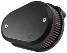 Load image into Gallery viewer, K&amp;N 00-16 Harley Davidson Street Metal Intake System Flare Black