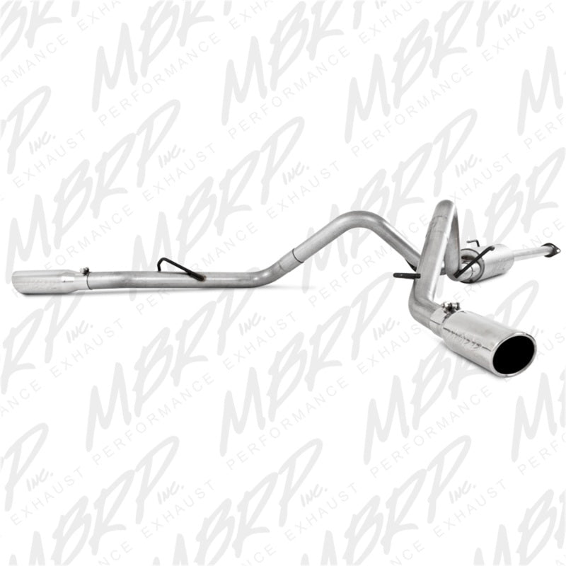 MBRP 05-13 Toyota Tacoma 4.0L EC/CC AL Dual Split Side Cat Back Exhaust