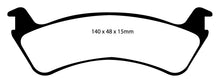 Load image into Gallery viewer, EBC 00-02 Ford Explorer Sport 4.0 2WD (Phenolic Pistons) Greenstuff Rear Brake Pads