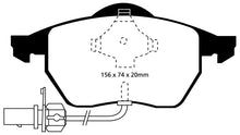 Load image into Gallery viewer, EBC 99-01 Audi A4 1.8 Turbo (B5) Redstuff Front Brake Pads