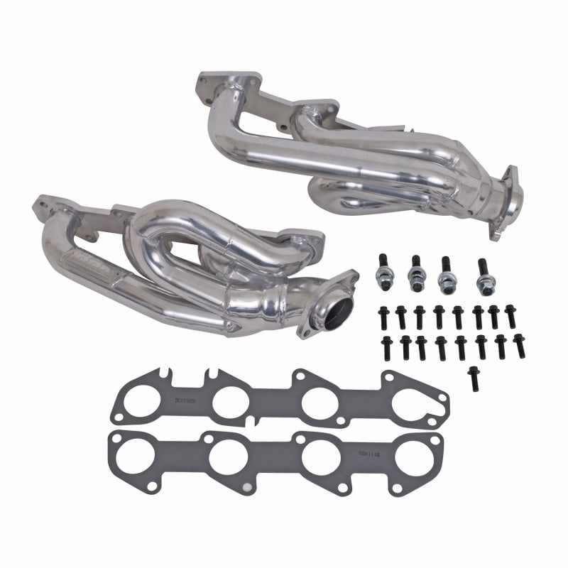 BBK 04-08 Dodge Ram 5.7 Hemi Shorty Tuned Length Exhaust Headers - 1-3/4 Silver Ceramic