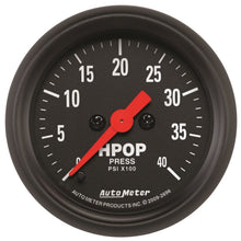 Load image into Gallery viewer, Autometer Z Series 2-1/16in 4K PSI High Pressure Oil Pump Gauge w/ Digital Stepper Motor