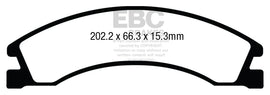 EBC 08+ Ford Econoline E150 4.6 Yellowstuff Rear Brake Pads