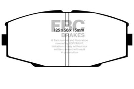 EBC 86-92 Toyota Supra 2.8 Ultimax2 Front Brake Pads