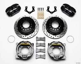 Wilwood Dynapro Low-Profile 11.00in P-Brake Kit Drilled Mopar/Dana 2.36in Off w/Snap Ring Bearing