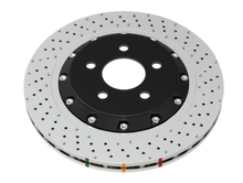 Load image into Gallery viewer, DBA 2022+ Volkswagen Golf R Mk8 5000 Series Cross Drilled &amp; Dimpled 2 Piece Front Brake Rotor