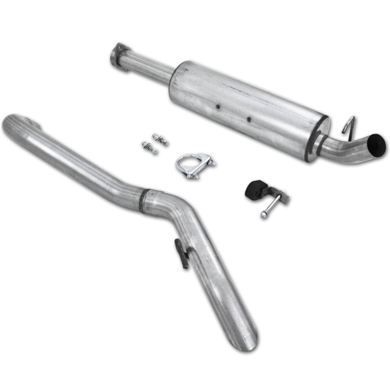 MBRP 04-06 Jeep Wrangler (TJ) Unlimited 4 0L I-6 Cat Back Single Aluminized Exhaust