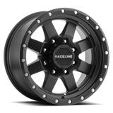 Raceline 935B Defender 16x8in / 6x139.7 BP / 0mm Offset / 107.95mm Bore - Satin Black Wheel