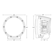 Load image into Gallery viewer, Rigid Industries 360-Series Laser 6in Amber PRO Amber Backlight