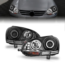 Load image into Gallery viewer, ANZO 2006-2009 Volkswagen Rabbit Projector Headlights w/ Halo Black (CCFL)