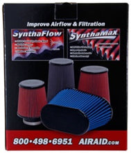 Load image into Gallery viewer, Airaid Universal Air Filter - Cone 6 x 7 1/4 x 4 3/4 x 6 - Blue SynthaMax