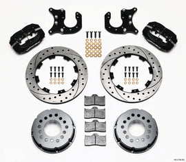 Wilwood Forged Dynalite P/S Rear Kit Drilled Rotor Chevy 12 Bolt-Spec 3.15in Bearing