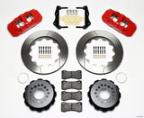 Wilwood AERO4 Rear Kit 14.25in Red 2006-10 Magnum/Challenger/Charger/300C