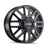 Mayhem 8107D Cogent Dually 20x8.25 / 8x170 BP / 115mm Offset / 124.9mm Hub Blk w/Milled Spokes Wheel