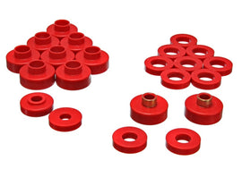 Energy Suspension CJ5-7 Body Mounts - Red