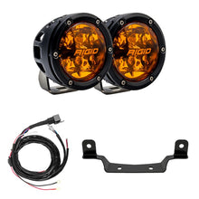 Load image into Gallery viewer, Rigid Industries 2017+ Polaris Pro R/Turbo R Revolve Amber PRO A-Pillar Light Kit