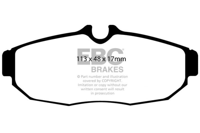 EBC 05-10 Ford Mustang 4.0 Ultimax2 Rear Brake Pads