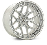 Vossen HFX-1 20x9.5 / 6x139.7 / +15 / 106.1 CB / Deep - Silver Polished Wheel