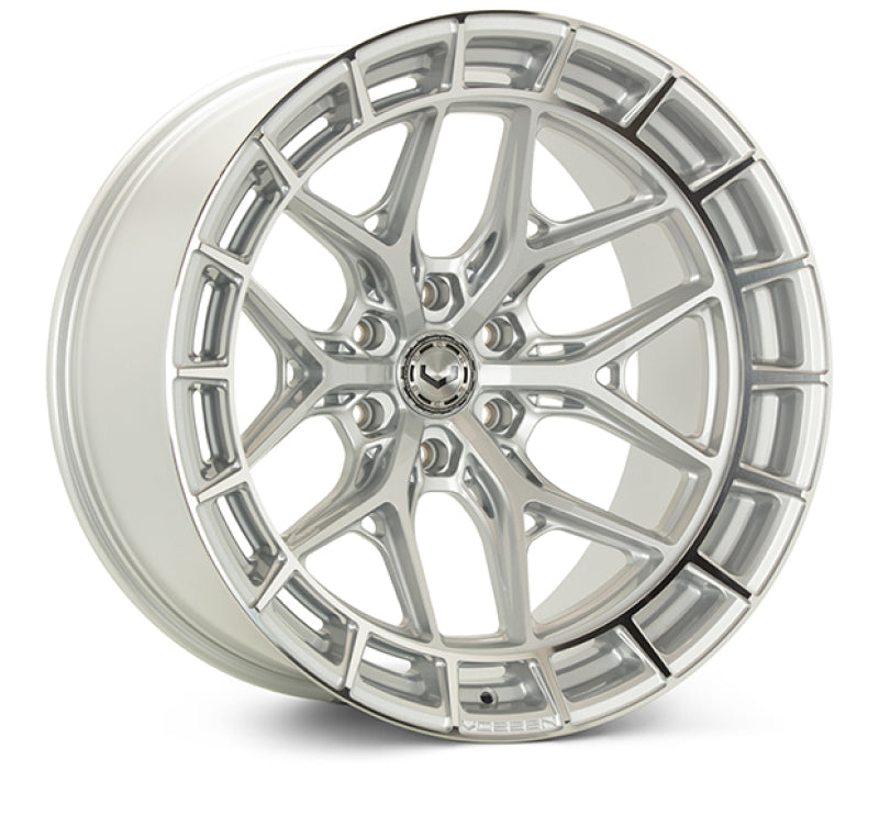 Vossen HFX-1 22x10 / 5x127 / ET-18 / Super Deep / 71.5 CB - Silver Polished Wheel