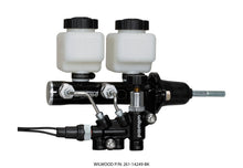 Load image into Gallery viewer, Wilwood Tandem Remote M/C Kit w L/H Bracket &amp; Prop Valve - 7/8in Bore Black-W/Pushrod